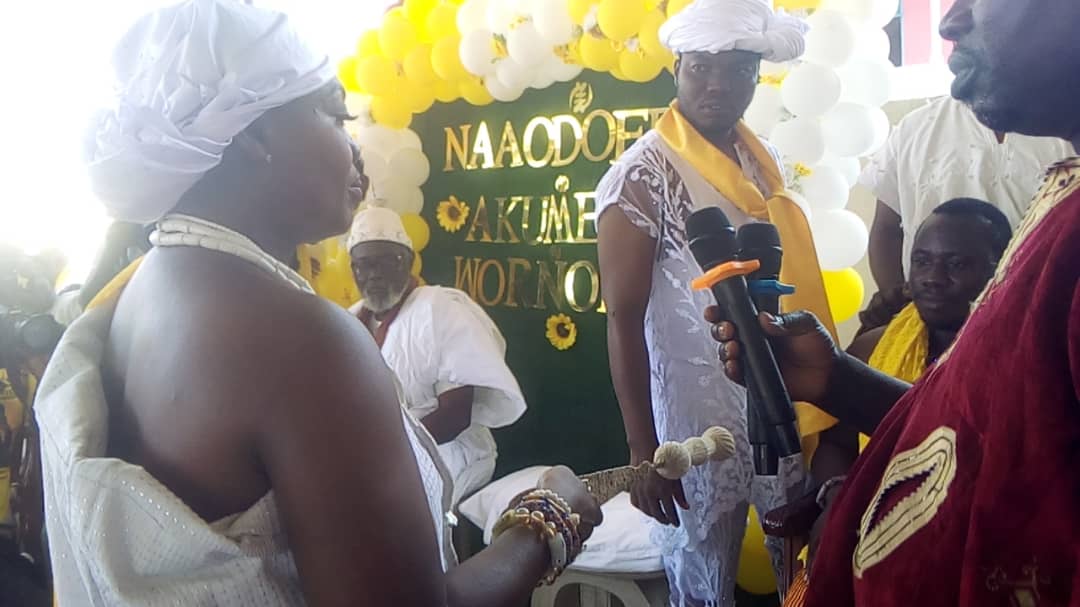 Osu Ashante Blohun Gets Development Queen mother