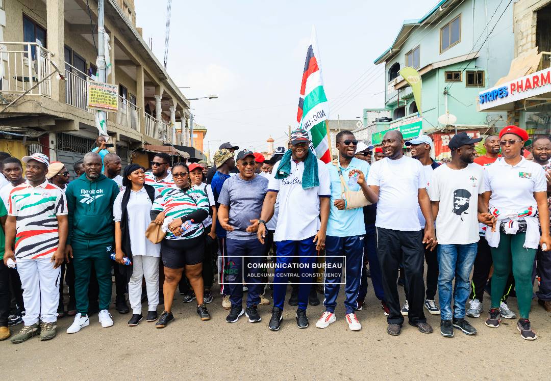 Thousands Join Ablekuma Central NDC In Unity Walk