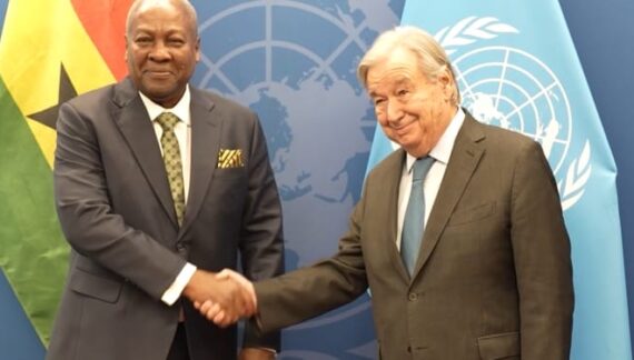Mahama Engages in High-Level Bilateral Talks with UN Chief and Chinese Vice President