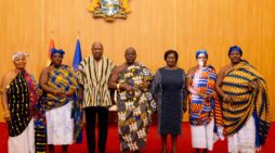 VP Opoku-Agyemang Joins President Mahama to Host Ahafo Regional House of Chiefs at the Presidency