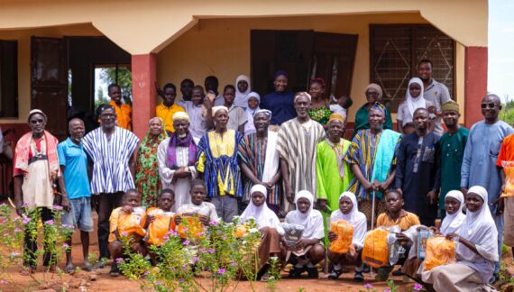 Dr. Sa-ad Iddrisu Donates Sandals, Exercise Books and School Uniforms to NWOGU D/A JHS